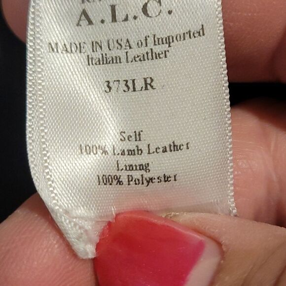 A.L.C. LAMB LEATHER SKIRT NWT - Picture 5 of 5